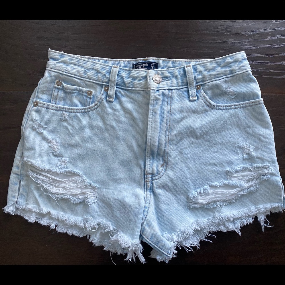 A&F Denim shorts, size 27